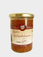 Geflügelbolognese von der Freilandpute