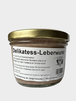 Delikatess Leberwurst vom Freilandschwein